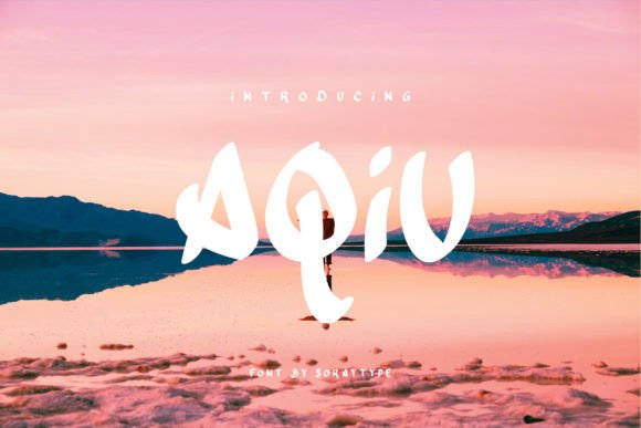 Aqiu: A Handcrafted Display Font That Brings Personality to Branding