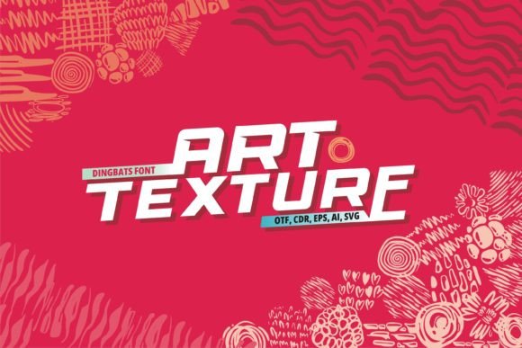 Art Texture: A Playful Display Font for Creative Web Design