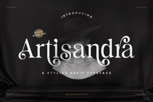 Artisandra: A Stylish Serif Typeface for Elegant Editorial Design