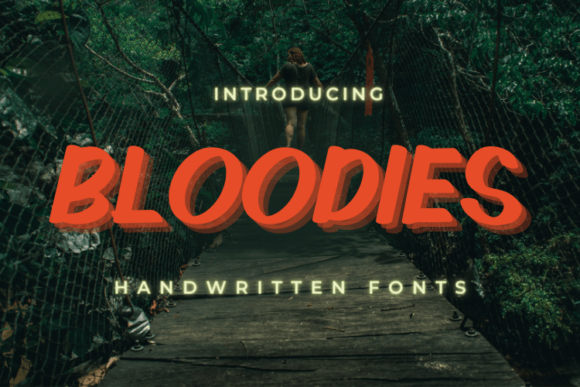 Bloodies: A Bold Display Font for High-Impact Campaign Visuals