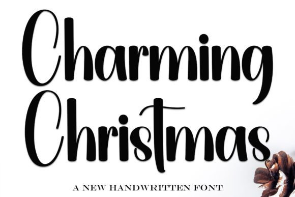 Charming Christmas: A Handwritten Font That Brings Holiday Magic to Your Craft Projects