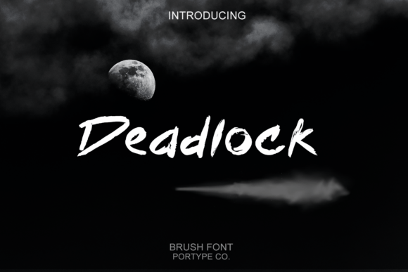 Deadlock Brush Font: A Bold Display Typeface for Impactful Web Design