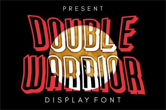 Double Warrior: A Bold Display Font for Dynamic Web Design