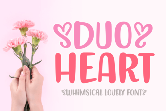 Duo Heart: A Playful Font for Modern Web Design Projects