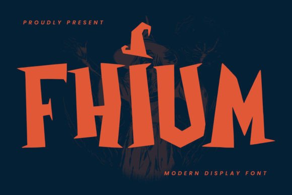 Fhium: A Bold, Playful Display Font That Brings Handmade Designs to Life