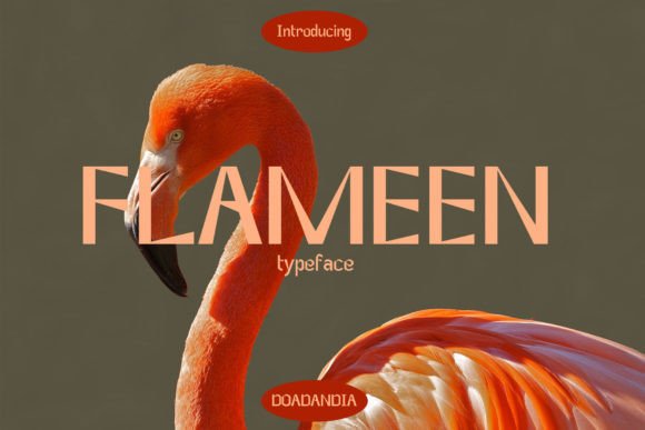 Flameen: A Modern Display Font for Impactful Digital Marketing