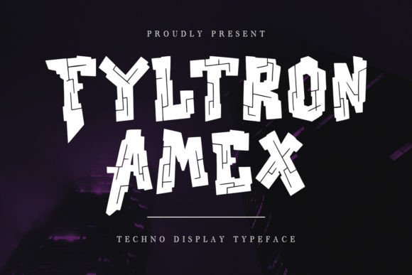 Fyltron Amex: A Bold Display Typeface for Creative Branding Projects