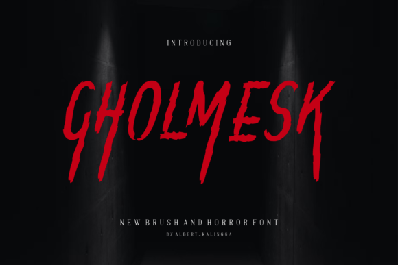 Gholmesk Font: Bold Display Typography for Editorial Design
