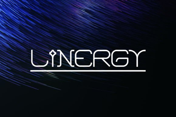 Linergy Font: A Modern Display Typeface for Crafty Creations and Maker Brands