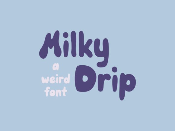 Milky Drip: A Softly Playful Font for Thoughtful Editorial Design