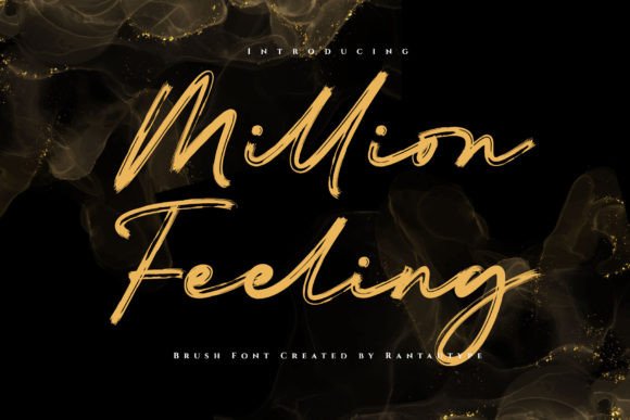 Million Feeling: A Script Brush Font That Elevates Small Business Branding