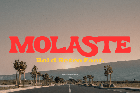 Molaste: A Retro Serif Font for Modern Branding Projects