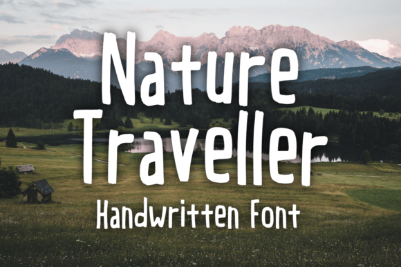 Nature Traveller: A Playful Display Font for Branding Adventures