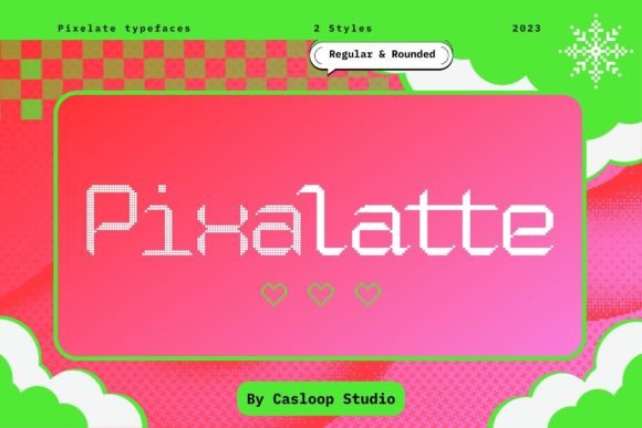 Pixalatte: A Designer’s Take on Retro Display Type