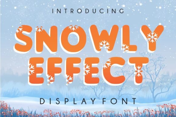 Snowly Effect: A Designer’s Winter Wonderland Font for Real Brand Projects
