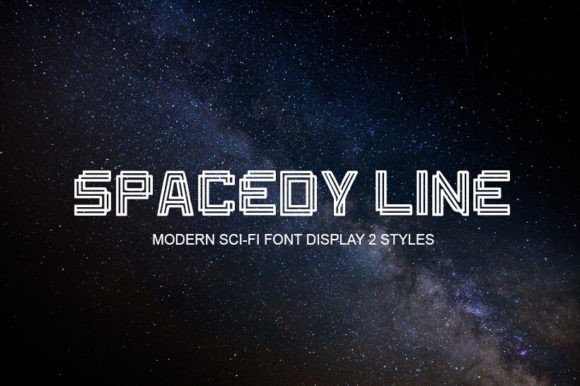 Spacedyline: A Modern Sci-Fi Display Font for Scroll-Stopping Digital Content