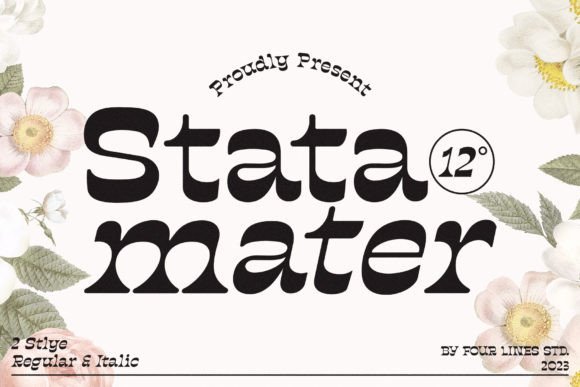 Stata Mater Font: A Timeless Serif for Editorial Elegance