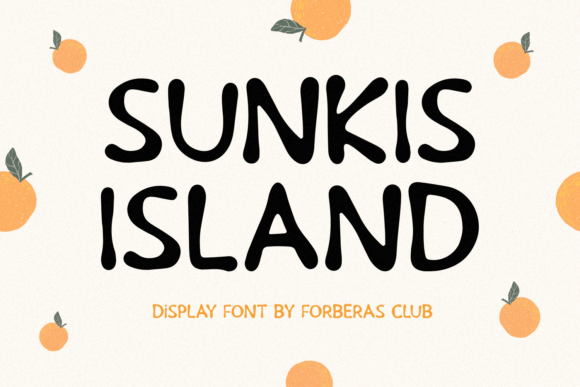 Sunkist Island: A Quirky Display Font That Brings Handmade Designs to Life