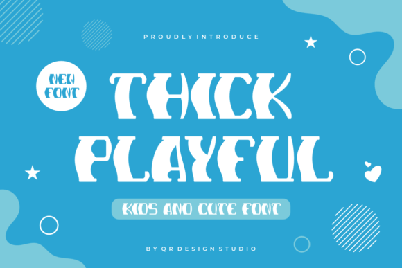 Thick Playful Font: Quirky Display Type for Web Design