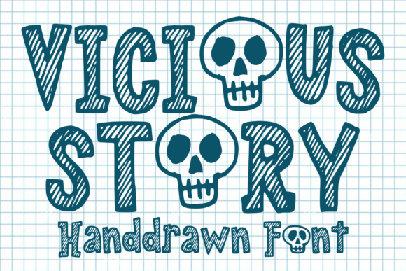 Vicious Story: A Playful Display Font for Bold Brand Designs