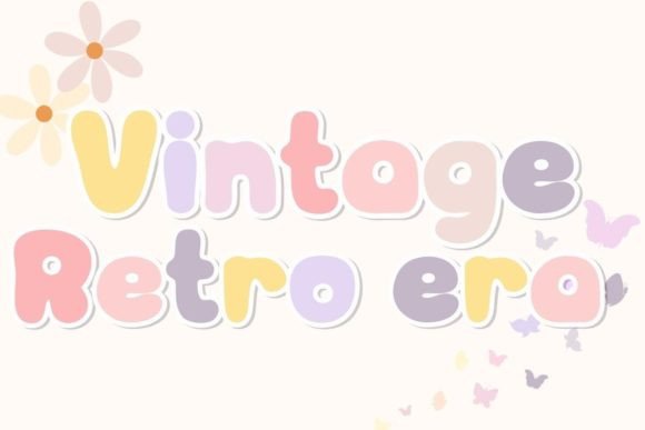 Vintage Retro Era: A Display Font That Elevates Small Business Branding
