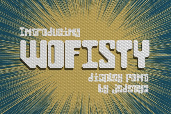 Wofisty: A Retro-Fun Display Font That Elevates Digital Branding